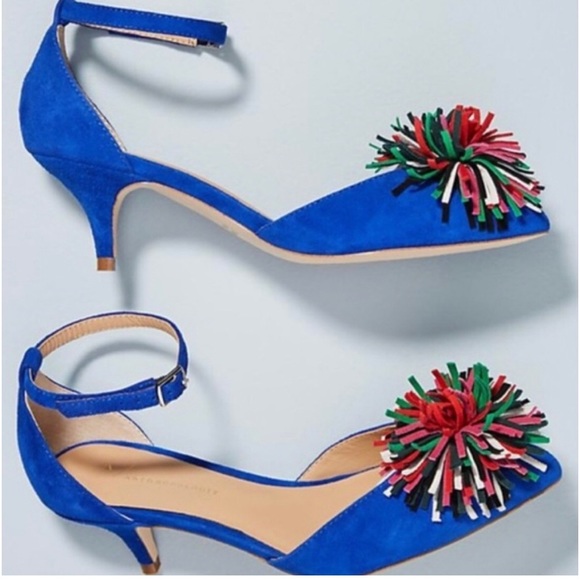 Anthropologie Shoes - Anthropologie Pommed Slingback Heels